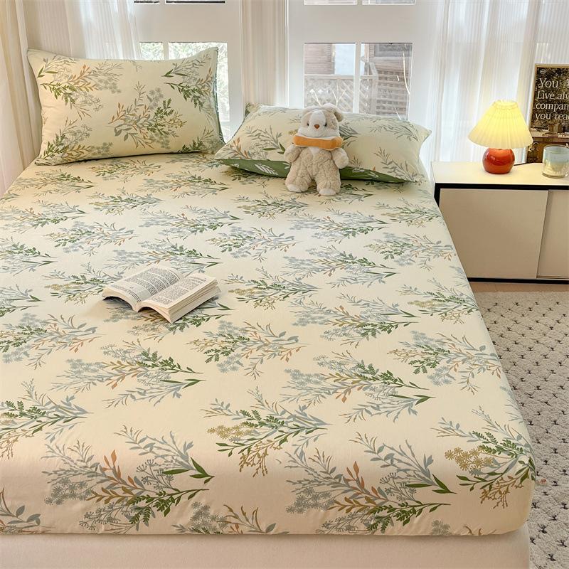 02025 New Cotton Mattress Thickened Ecological Abraded Bedspread, Pure Cotton Bed Cover Simmons Mattress Protective Cover