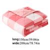 Basic Plaid Quilt Blanket Sleep Skin Friendly Washed Cotton Comfortable Four Season Bed Sofa Blankets Outdoor Protable Quilt