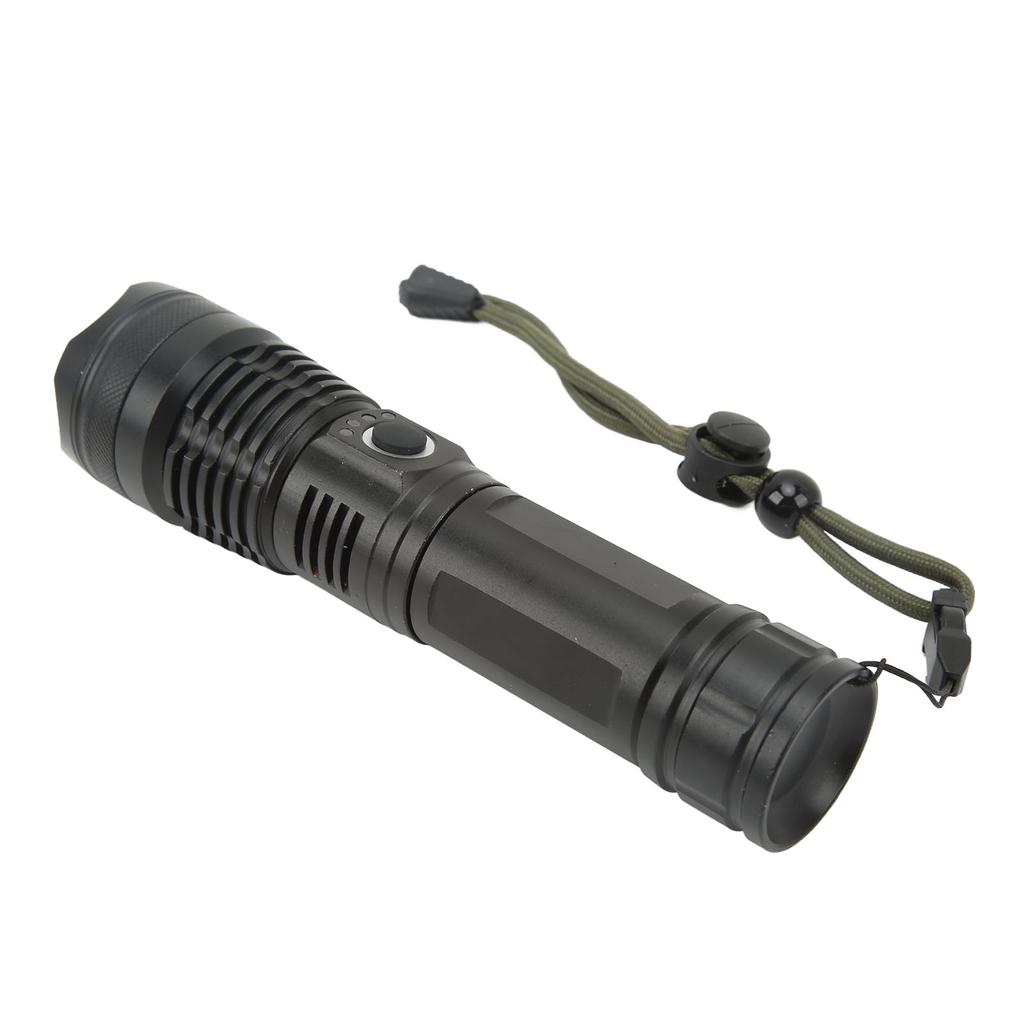 Flashlight USB Rechargeable Super Bright LED Flashlight Made Of Aluminum Alloy with USB Cable