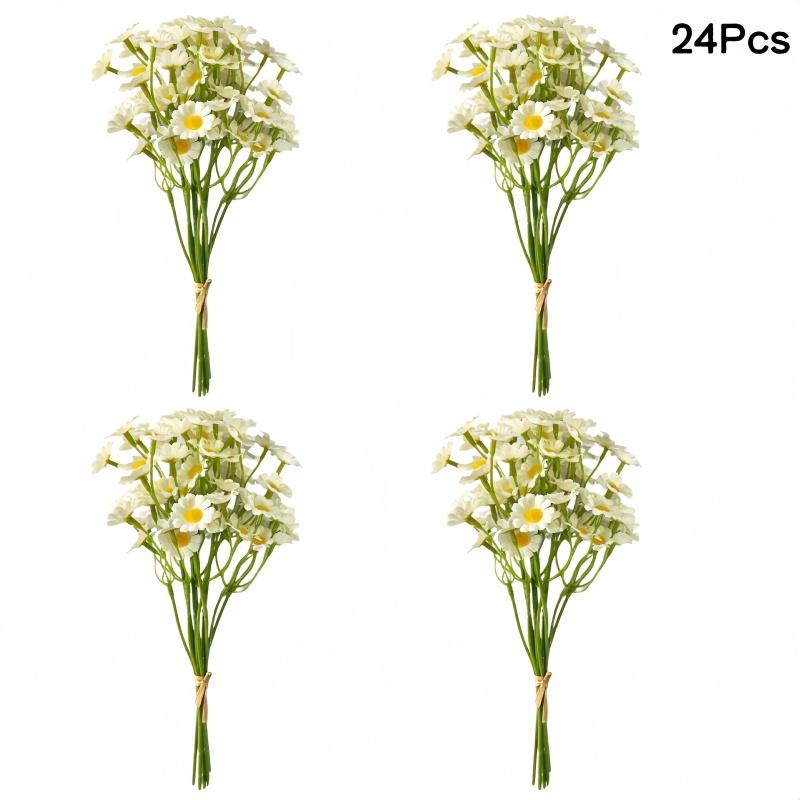 Handwritten Daisy Bouquet, Fresh Color Scheme, Suitable for Decoration in Hotels, Homes, Offices, Weddings, and Dining Tables