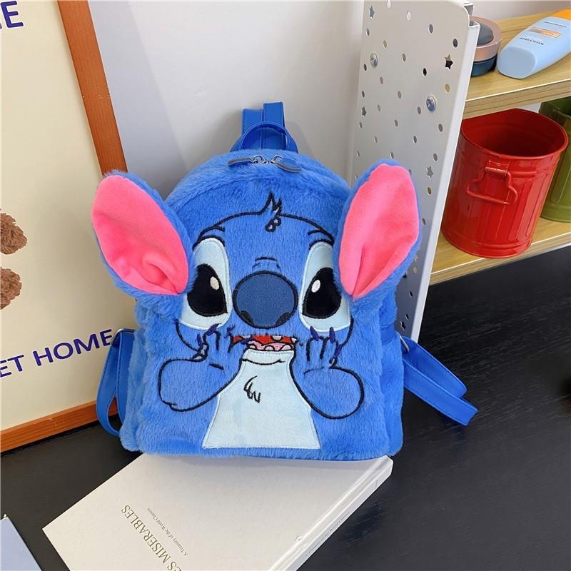Stitch Plüschtier Tasche mit Canvas Innentasche für den täglichen Freizeitgebrauch