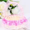 Hand-Woven Flower Lace Storage Basket Shopping Storage Hamper Basket  For Plant Home Wedding