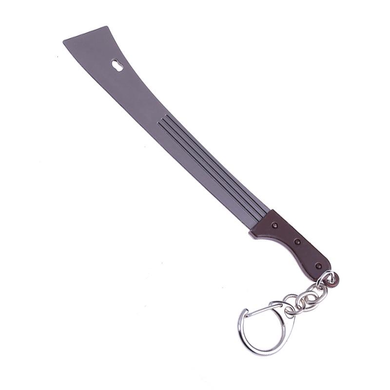 "12 cm PUBG-Schlüsselanhänger: Helm der Stufe 3, Bratpfanne und 98KAWM-Waffenmodell als Geschenk"