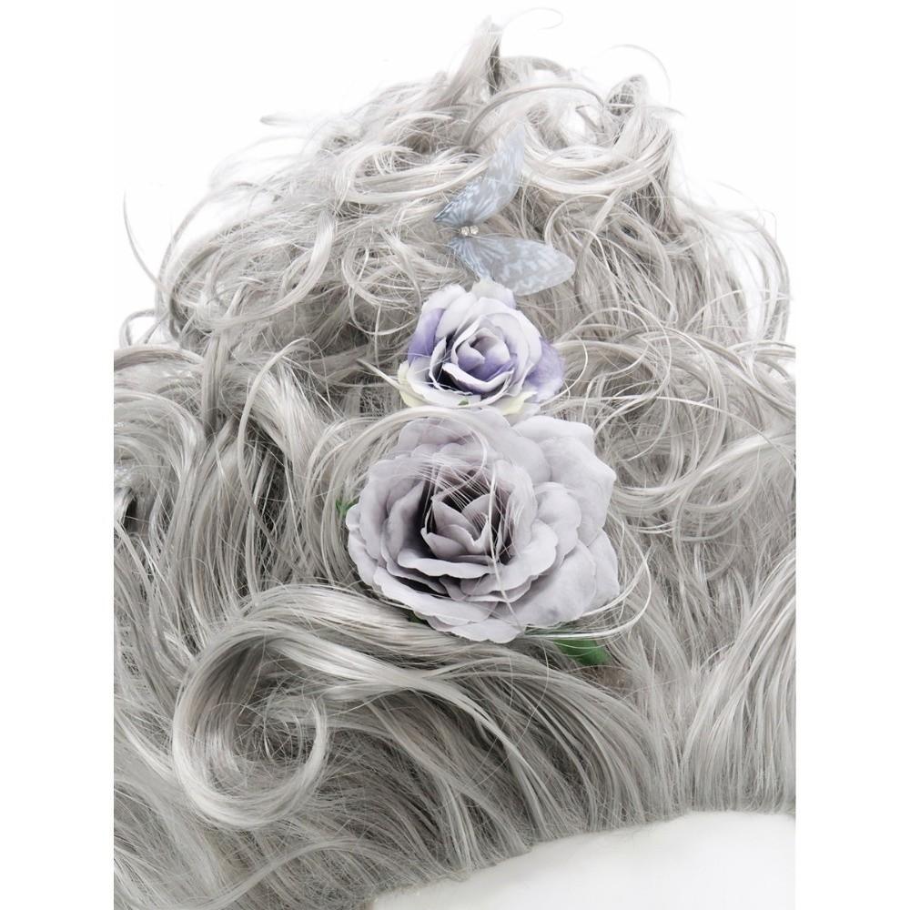 Königlicher Stil Rosa Groß Lockig Cosplay Perücke Rokoko-Stil 18. Jahrhundert Koloniale Dame Perücke Halloween