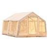 12m² Lightweight Oxford Cloth Inflatable Tent - Rain & Moisture Resistant, Portable, Easy to Pack for Camping
