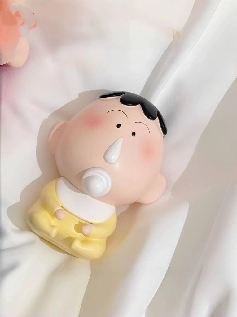 Crayon Shin Chan Baby Nipple Figurine Set For Kids Room Decor And Collecting