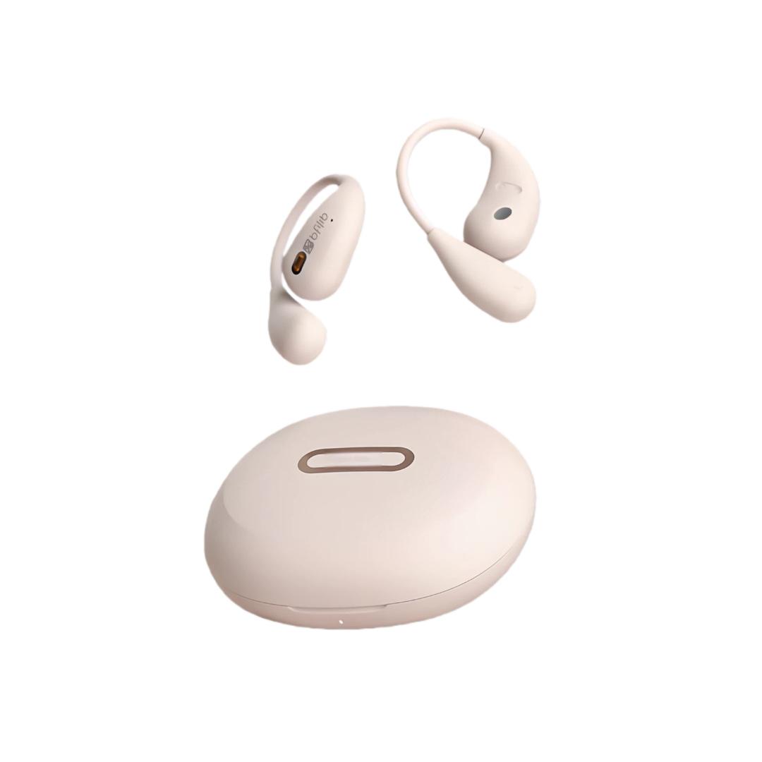 

soaiy Bluetooth Headphones, Long Battery Life, Non-In, for Running, Music, Calls, Noise Reduction, Light Pink