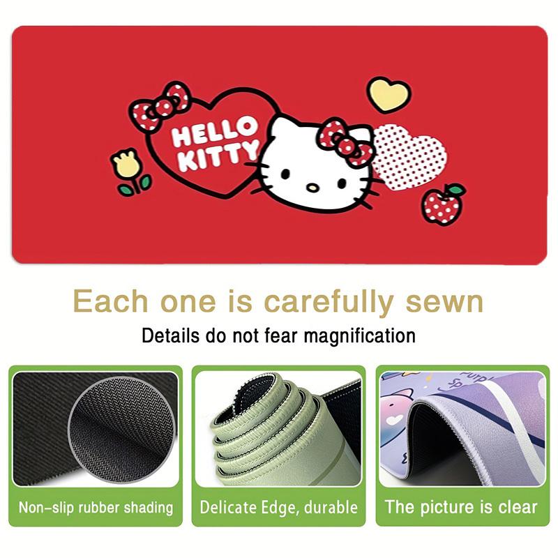1pc Hello Kitty Heart Apple Computer Pad with Vibrant Print, Mouse Pads for Desk 121