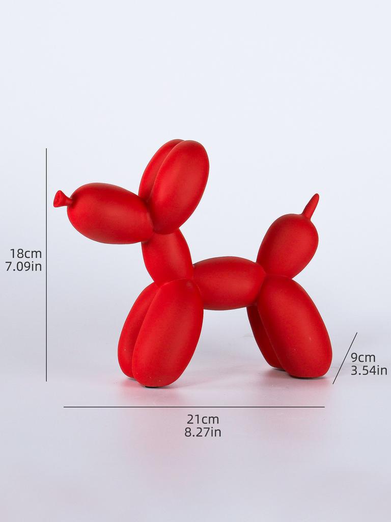 Nordic Minimalist Resin Balloon Dog Sculpture for Home Decor Bedroom Living Room and Table Decoration Trendy Decorative Figurine