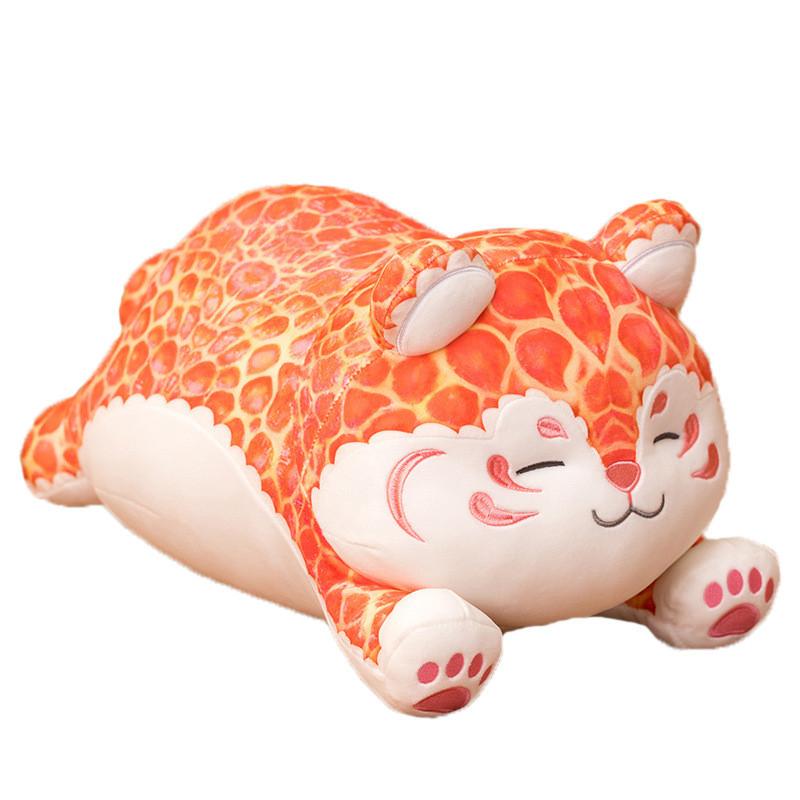 Charming 50cm Orange Tiger Plush Doll Cuddly Stuffed Animal Ideal For Birthdays And Weddings