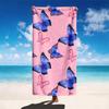 1pc Butterfly Print Beach Towel, Quick-drying & Portable. Soft Unisex Towel for Swimming, Camping, Beach and Pool Use
