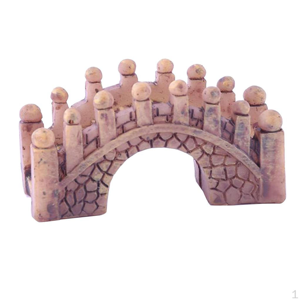 Miniature Resin Bridge Model Toy for Indoor Crafts #1