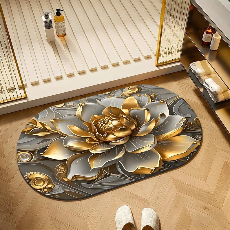 Neue Diatomeen-Schlamm Badezimmer Anti-Rutsch Saugmatte