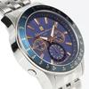 Salvatore Marra Solar Chronograph Limited Italian Blue and Pink Men's Radio-Controlled Watch, Edition, Brand, Gold, SM14117-SSBLPG