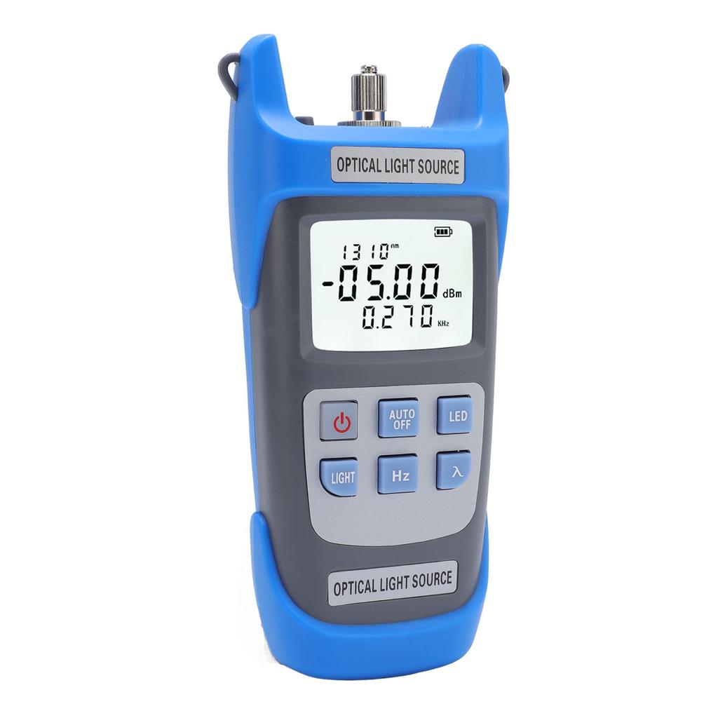 Optische Lichtquelle Wiederaufladbar Glasfaser 1 Modus 2 Wellenlängen 1310nm 1550nm 270Hz 1KHz 2KHz 2,5mm Schnittstelle