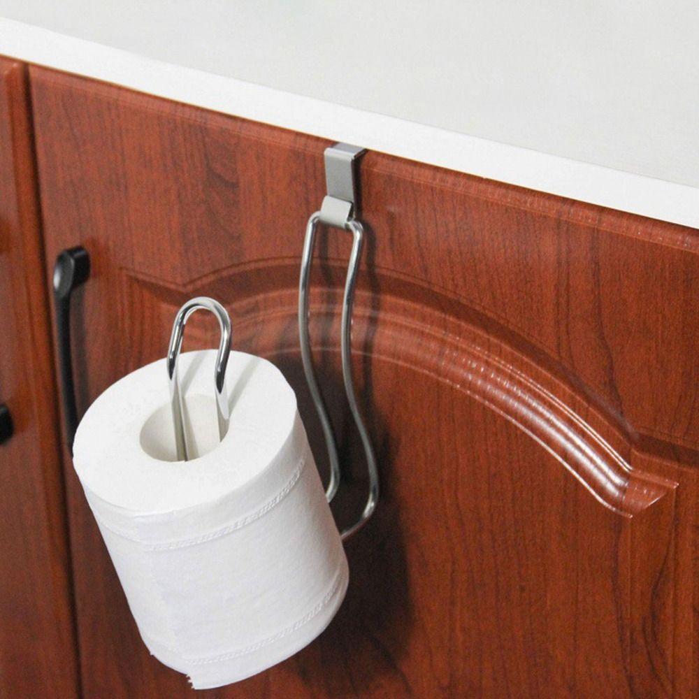 No Punching Tissue Towel Roll Dispenser Stainless Steel Kitchen Towel Rack Bathroom