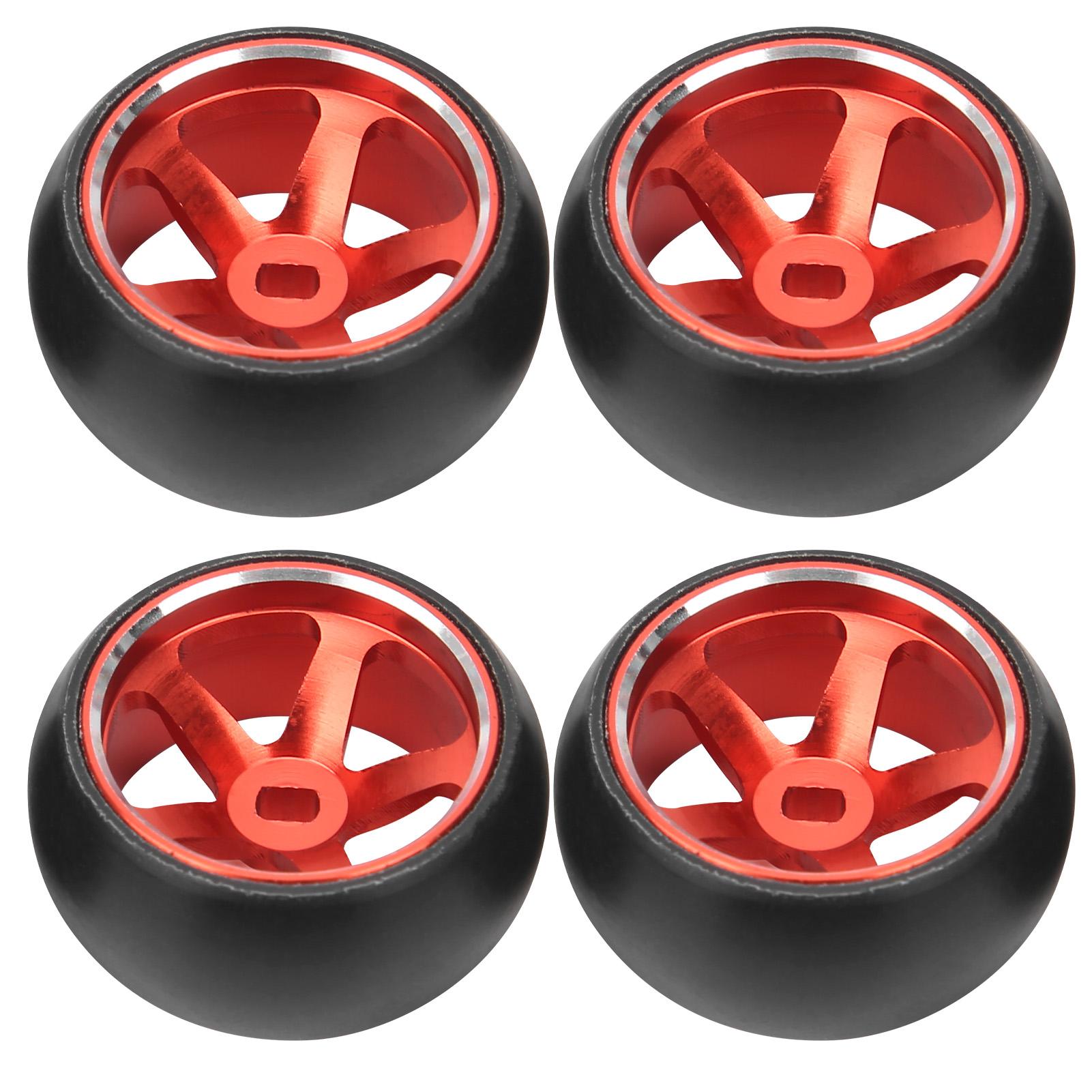 

RC Metal Wheel Hub Tire Replacement Fit for Wltoys K969 1 28 RC Car Upgrade PartsRed червоний