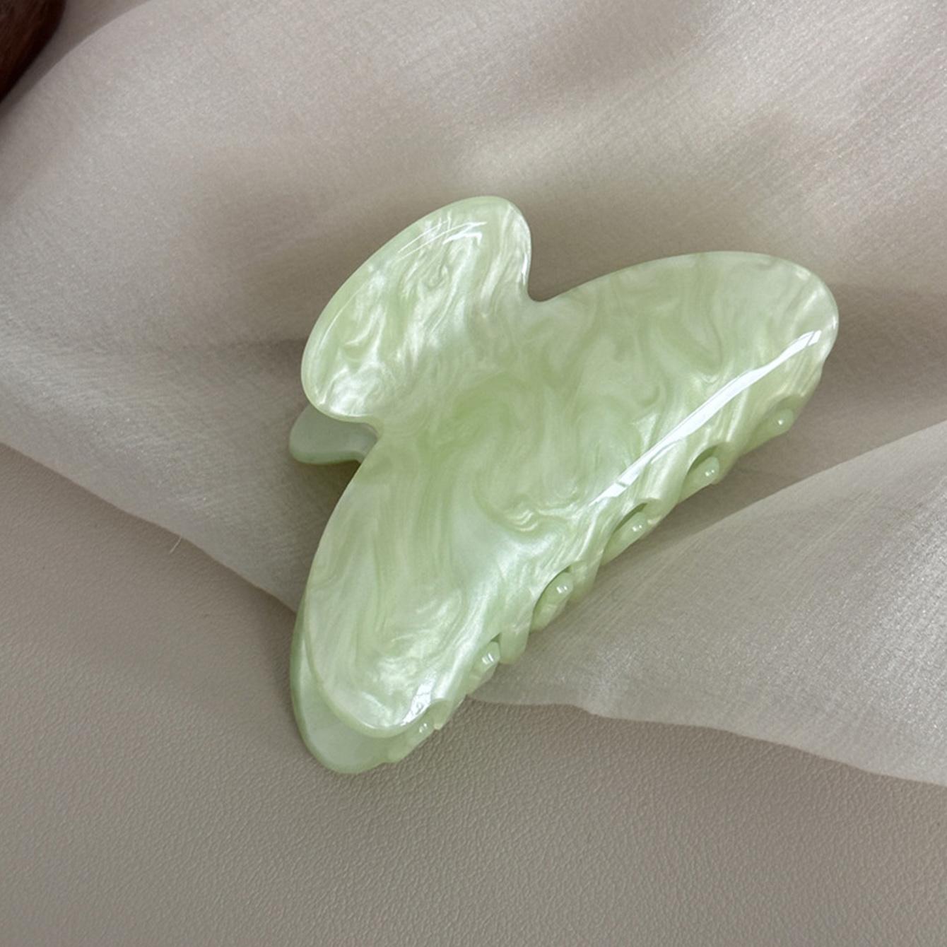 

Elegant Hair Claw Clips Acrylic Large Size Semicircle Shark Clip Simple Sweet Half Hair Women Hair Accessories