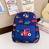 Backpack Large Capacity Cartoon Dinosaur Forklift Simple Schoolbag Girls Boys