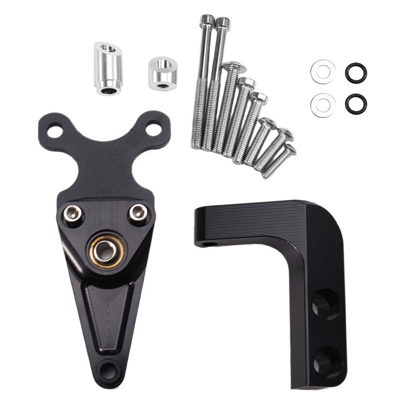 Motorcycle Steering Stabilizer Bracket Kit Damper Mounting Kit For Honda CBR650R CBR 650R -2024 Black