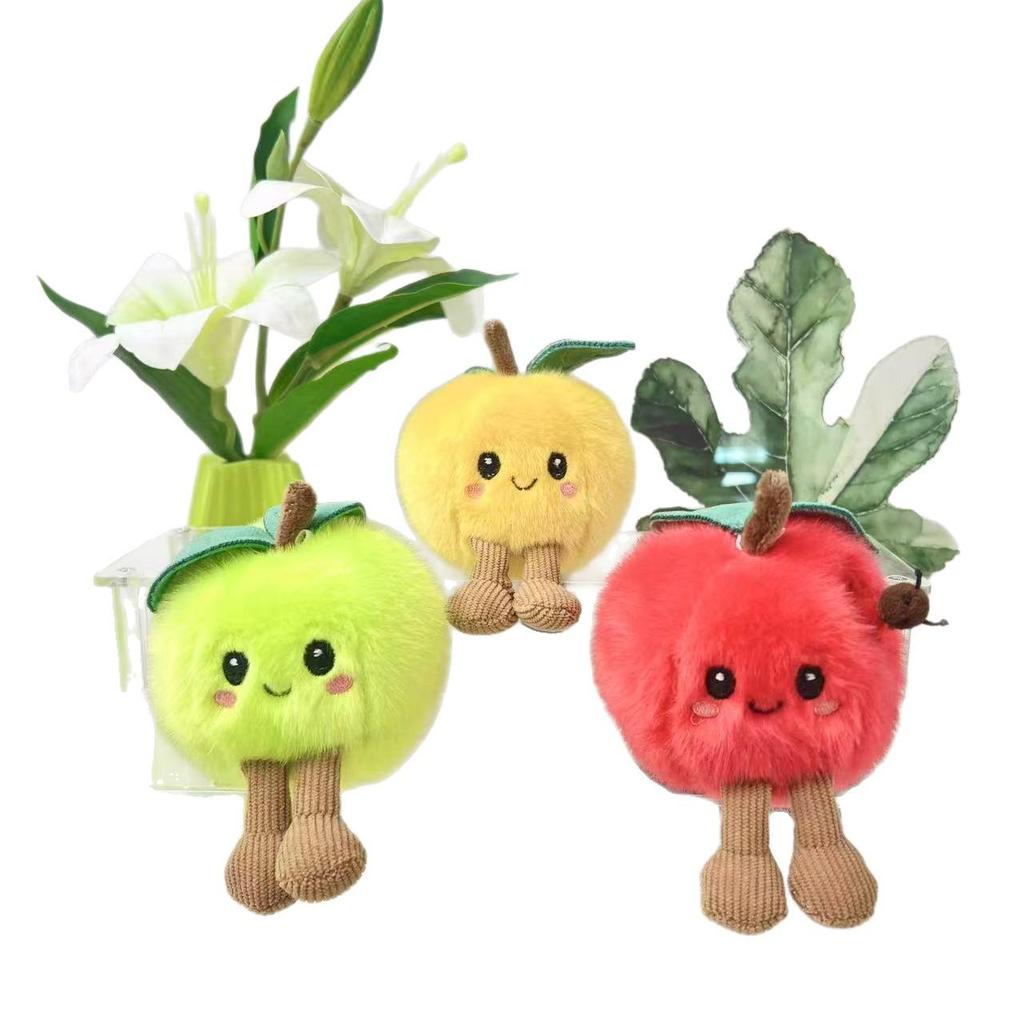 Creative Christmas Apple Ornament Plush Toy Doll