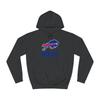 Buffalo Bills Hoodie Sweatshirt Winter Unisex White Blue Football Fan Winter