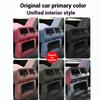 Carbon Fiber Style Car Rear Air Conditioning Outlet Vent Trim Frame car Interior Accessories For BMW 5 Series i5 G60 2024 2025