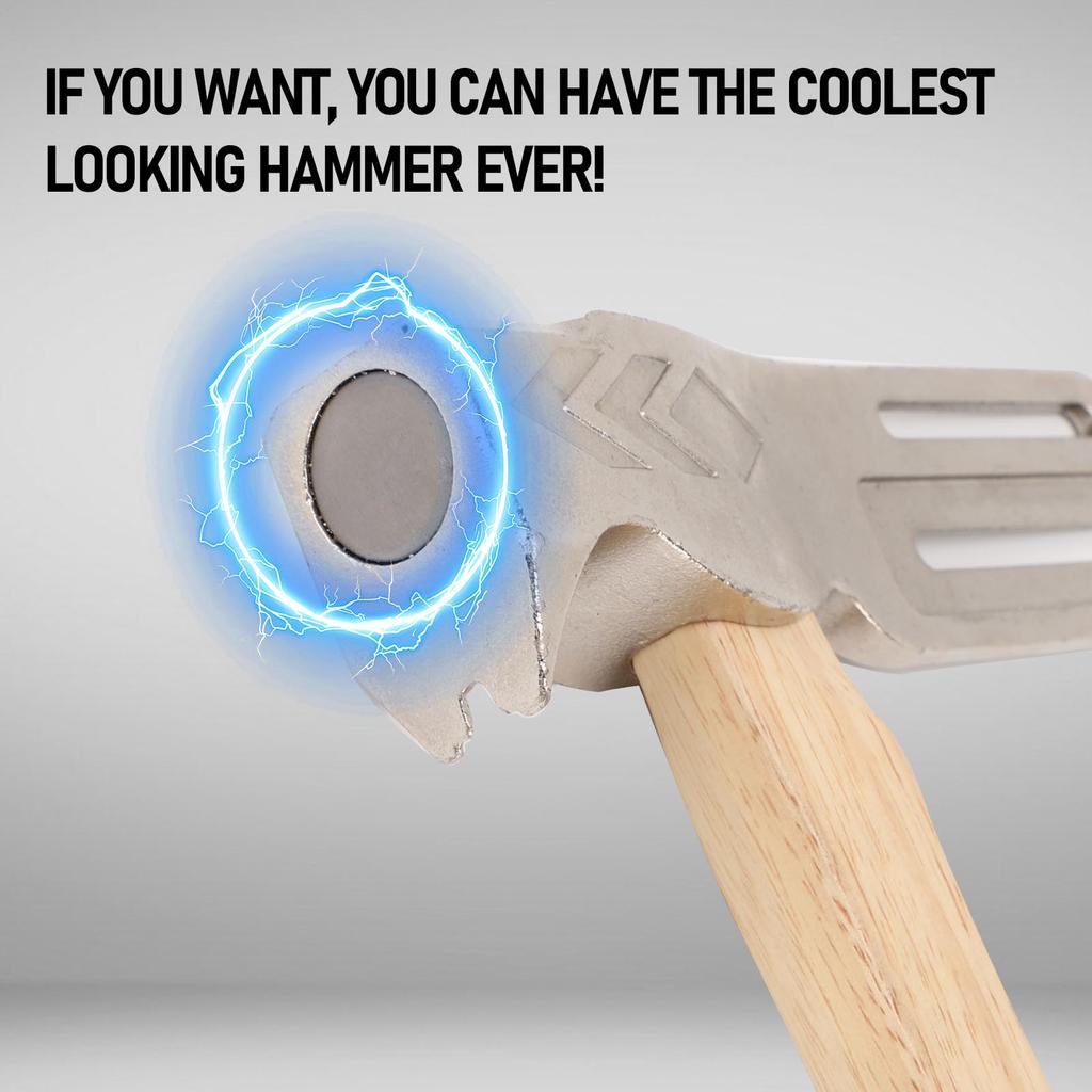 Magnetic Roofing Hammer Multifunctional Magnet Roofing Hatchet for Quick Installation of Roofing Nails and Felt Hats