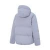 Li-Ning Simple Comfortable Solid Color Zipper Hooded Short Down Jacket Women Jackets AYMV398-5