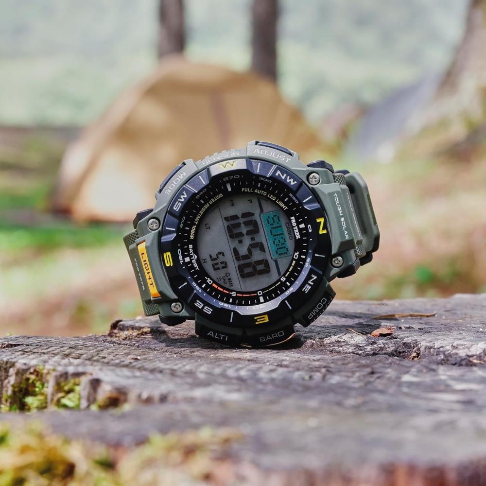 Casio Men S Pro Trek Solar Bio maSS plaStic Prg 340 3jf