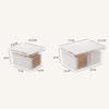 Transparent Bathroom Cotton Stick Makeup Cotton Bathroom Pull-Out Storage Drawer Style Storage Box Under The Mirror Cabinet