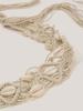 European & American Bohemian Style Cotton Rope Shell Waist Belt for Women