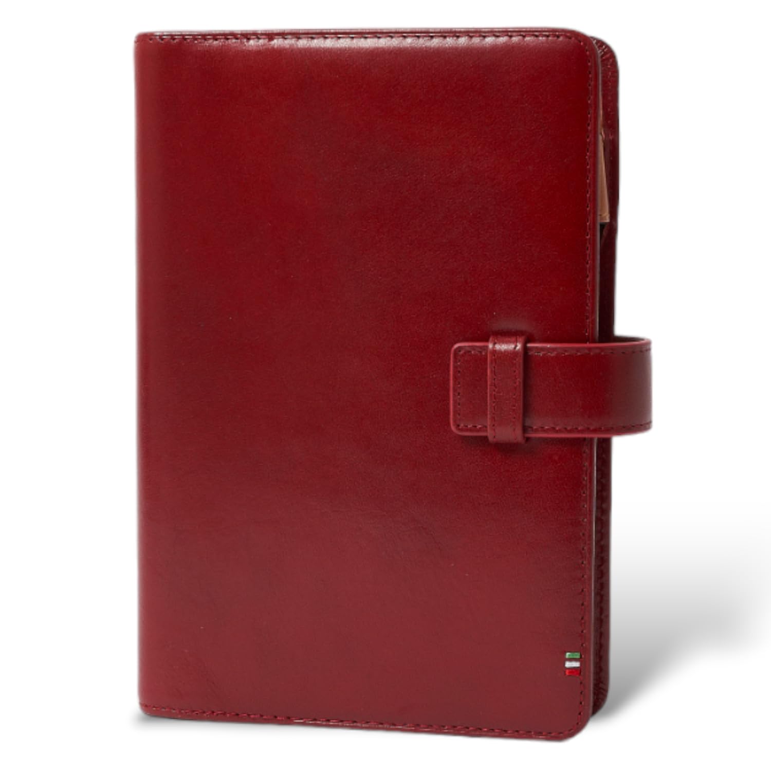 

Italian Leather System Notebook [Golbe] (red, B6) красный