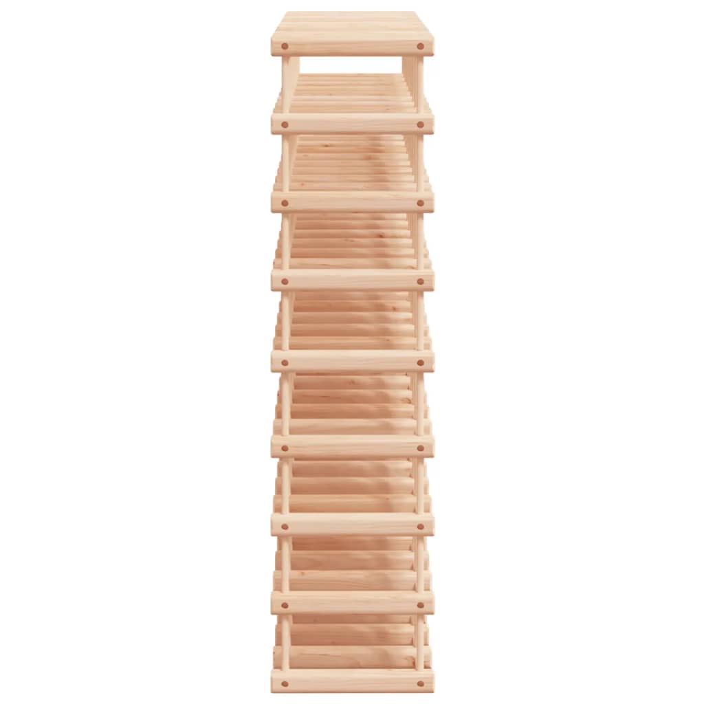 Wine Rack for 72 Bottles 90.5x23x90.5 Cm Solid Pine Wood