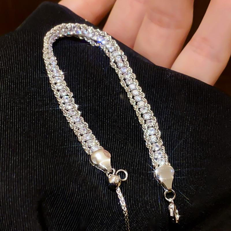 Браслет-обертка со стразами Люкс - Корейский стиль, Модный бангл