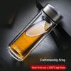 HEENOOR Double-Walled Glass Tea Infuser Tumbler