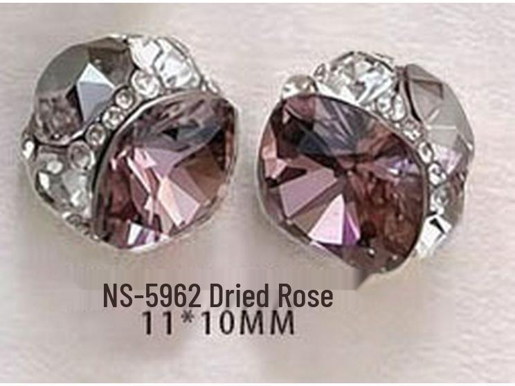 Luxury Square Manicure Accessories with Handmade Stacked Rhinestones - Super Shiny Crystal Nail Art