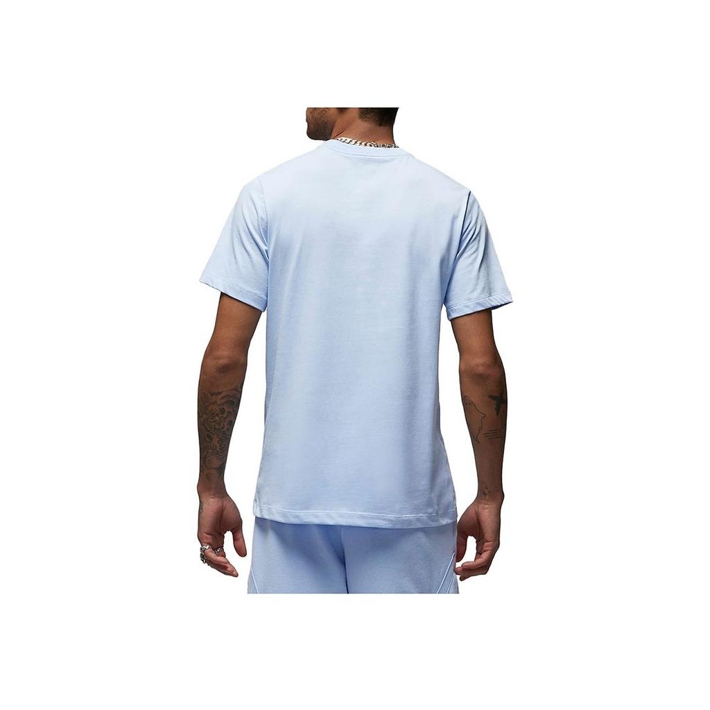 Jordan Flight Essentials Digitaler Logo-Print Vintage Rundhals-T-Shirt Herren Tops Hellpetrol FB7395-425