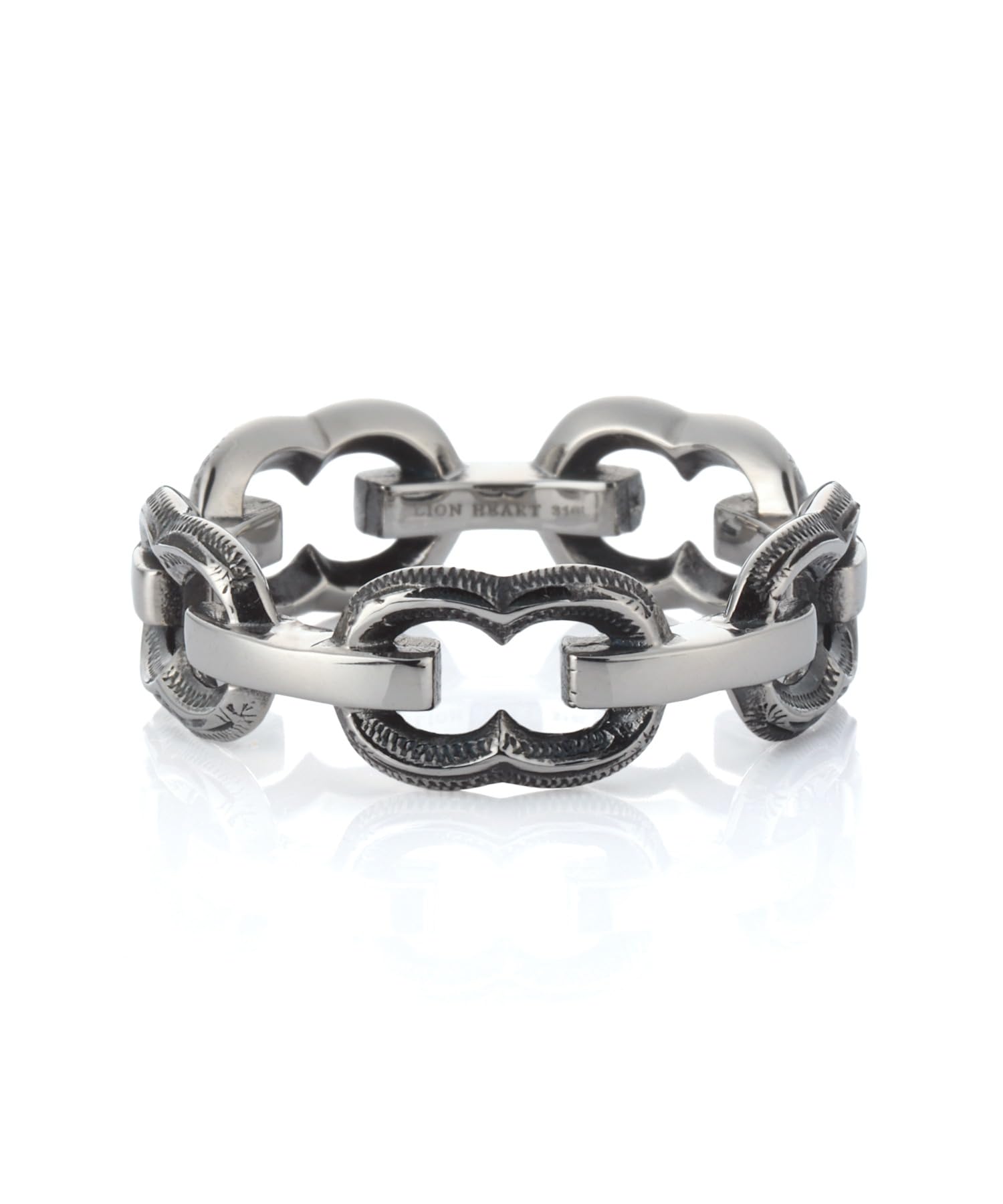 

Lionheart Ring [Limited Edition] HAWAIIAN Anchor Chain Ring, Surgical Stainless Steel (Hypoallergenic), Size 21