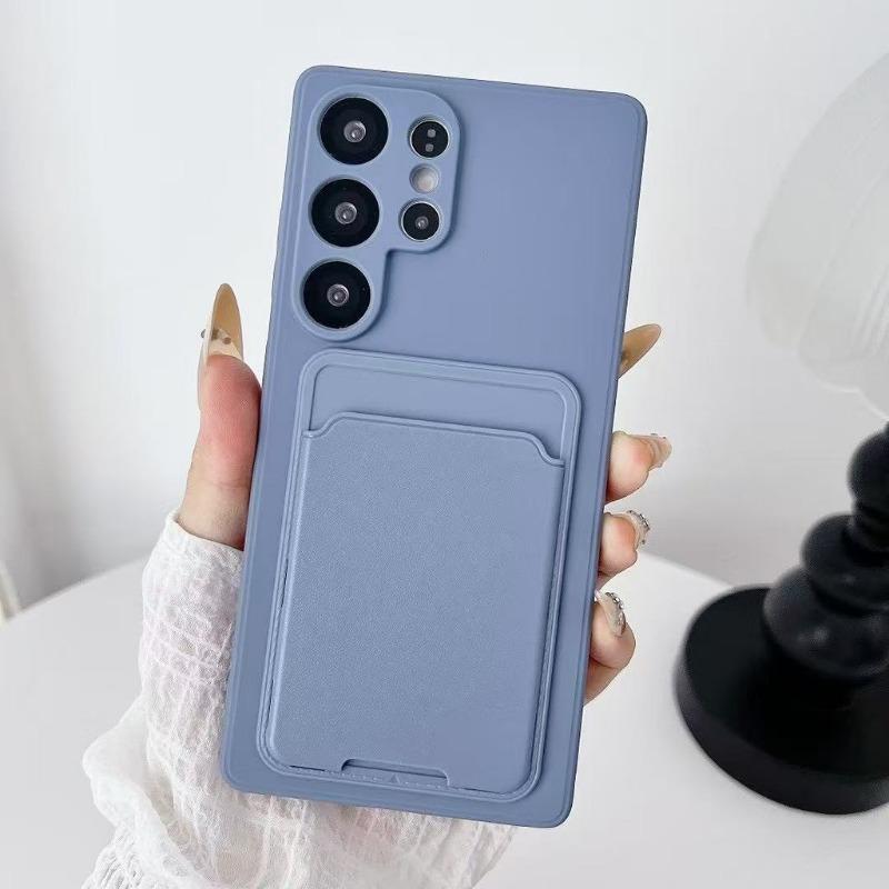 For POCO F7 G POCO F7 Ultra X7 M7 Pro Card Slot Wallet Holder Cover for Redmi Turbo 4 Pro A 4G Matte Soft Silicone Back Case