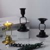 2Pcs/set Unique French-style Candle Holder Durable Desktop Candlestick  Living Room