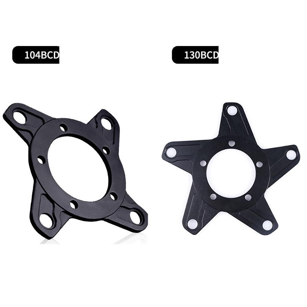 104bcd 130bcd Chain Ring Adapter 4 Claws 5 Claws High Hardness Aluminum Alloy Bicycle Mid Motor Accessories