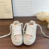 Kleine frische kleine weiße Schuhe Damen Herbst Sport Skateboard Schuhe neuer Retro-Stil vielseitige lässige Board-Schuhe Damen