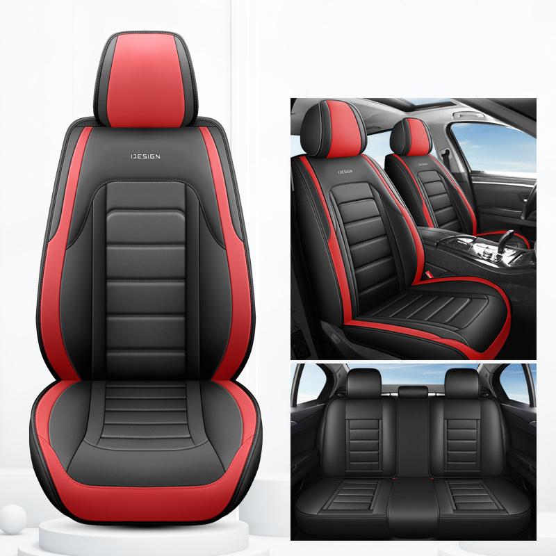 1PC Car Breathable PU Leather Car Seat Cover Fit Most Vehicles Car Front Seat Cover Car Seat Protector Seat Covers