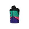 Vests Men's Black, Green & Purple Multicolor Stand Collar Moderate Urban Techwear CW5985-010