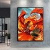 Cross Stitch Kit DIY Diamond Embroidery Mythical Beast Phoenix  Diamond Painting Home Decor