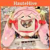 Pink Hatsune Itabag Plush Tote Backpack Floral Design Outings Girls