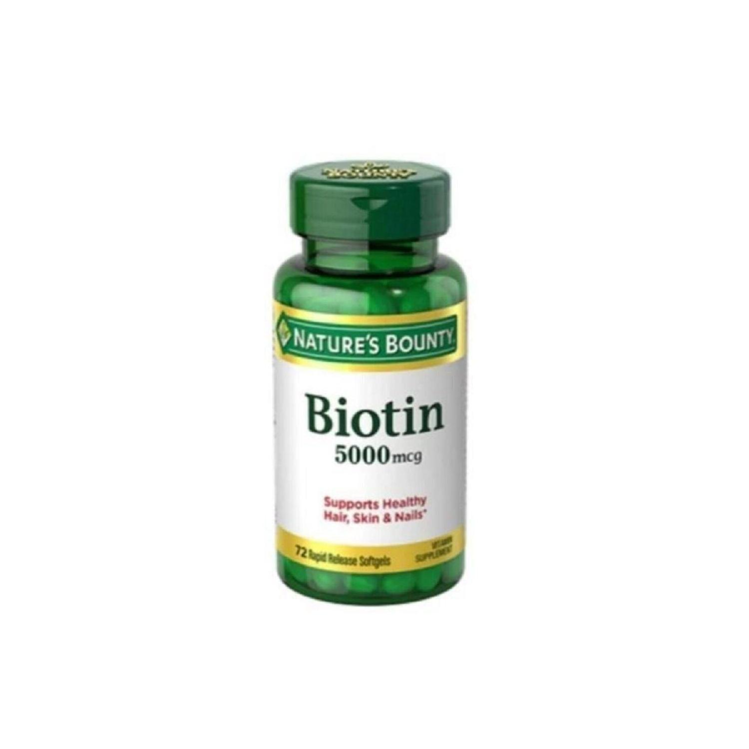 

Biotin 5000 Mcg 72 Softgels