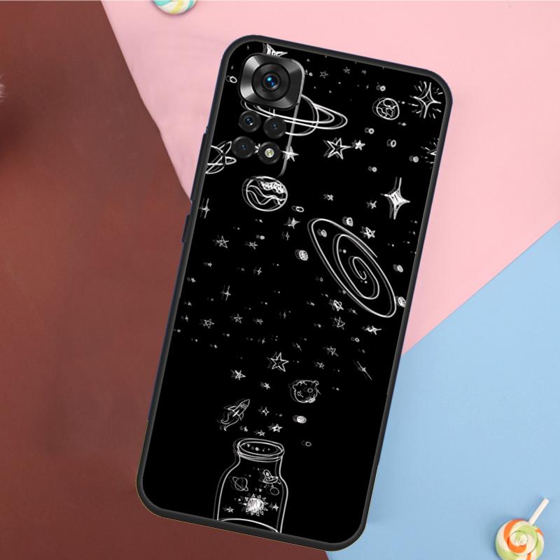 Aesthetic Space Stars Planet Cover For Xiaomi Redmi Note 13 Pro 14 12 11 9 10 9S 10S 11S 12S Redmi 10C 12C 13C 14C Case