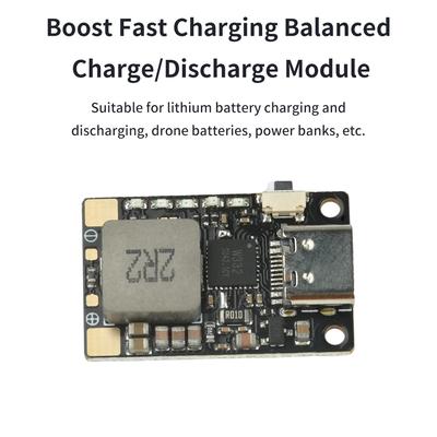 3.7V 18W Lithium Battery Fast Charging Module Balanced Booster Type C Fast Charging Protection Board for Mobile Power Bank Drone